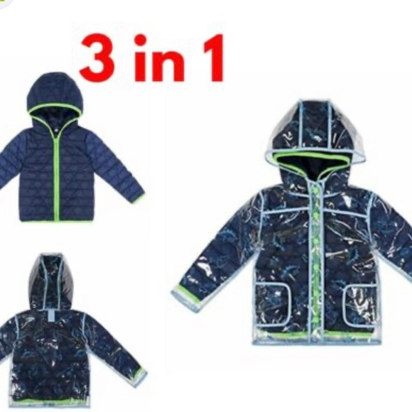 Andy & Evan Kids’ 3 in 1 Rain Jacket - Picture 5 of 8